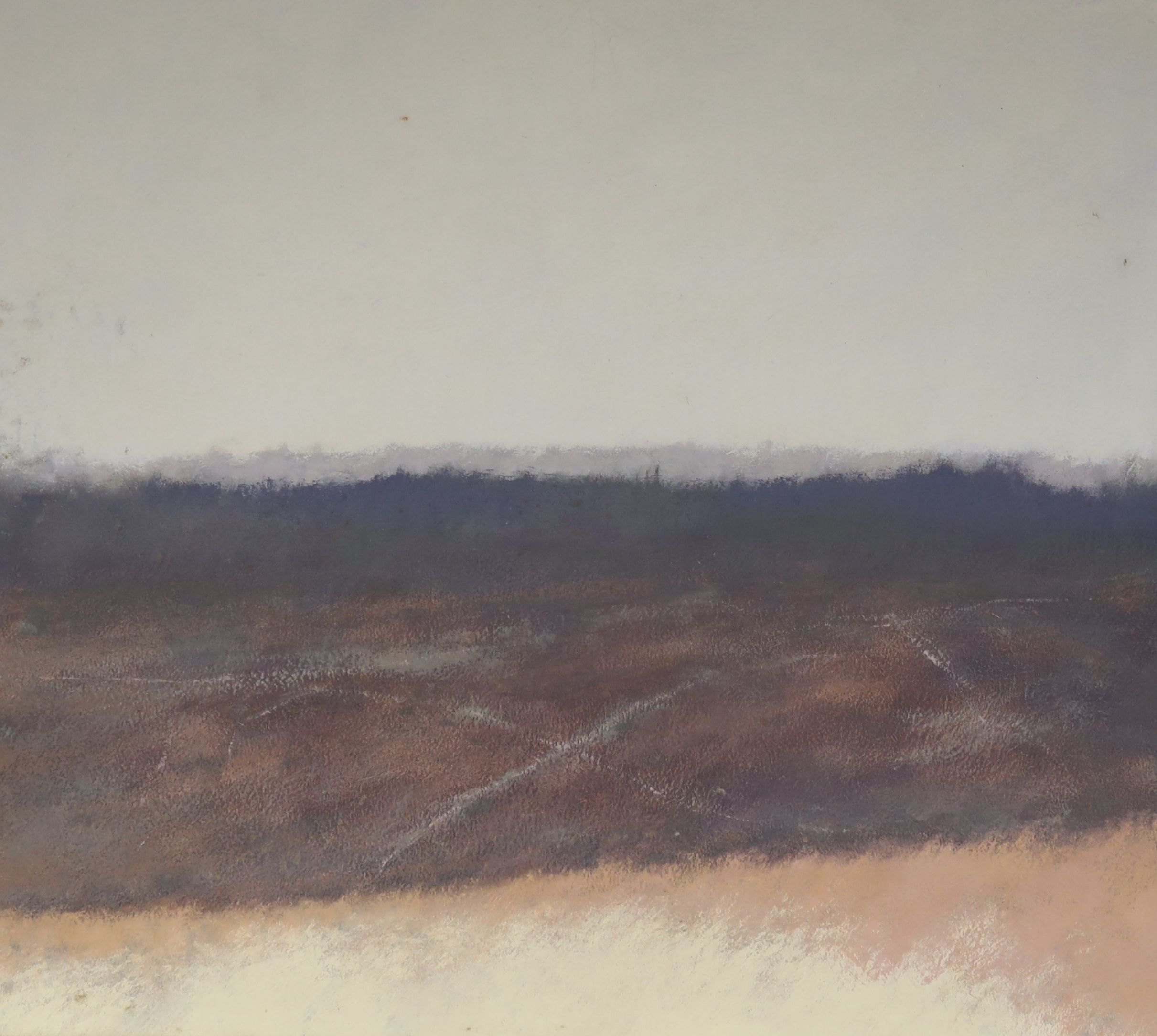 Harold Cheesman, oil on board, Near Alice Holt 1977, inscribed verso, 41 x 47cm and a watercolour of a seated girl by Niell Barwell
